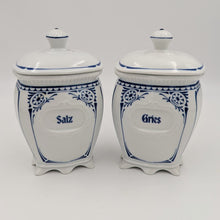 Laden Sie das Bild in den Galerie-Viewer, Melitta Anno 1900 Set - 7 Vorratsdosen und Schale