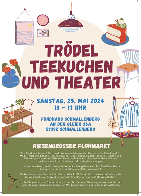 Trödel, Teekuchen & Theater