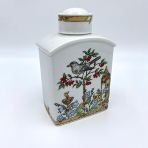 Hutschenreuther Teedose - Vogelmotiv von Ole Winther