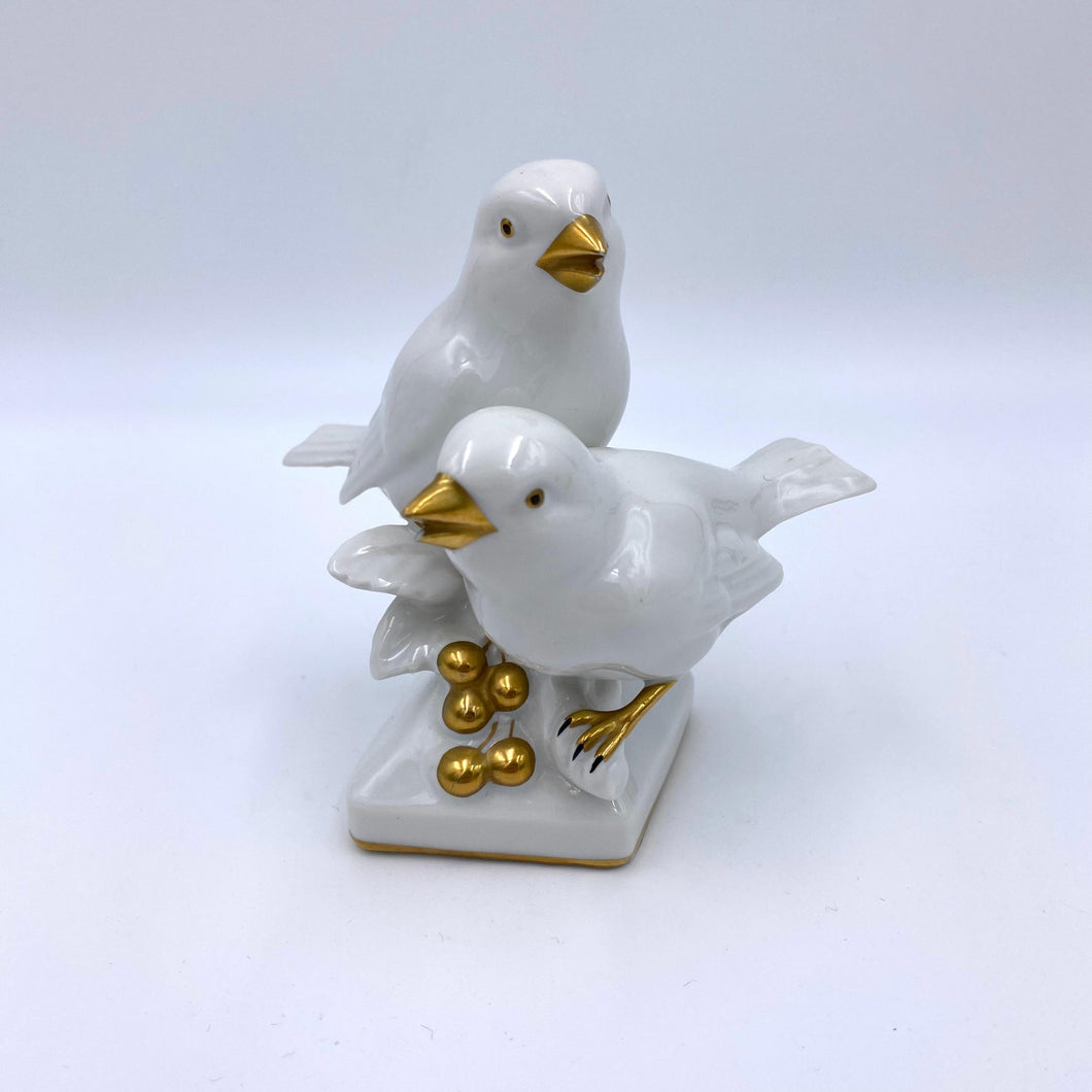 Vintage Porzellanfigur - Finken von Gerold & Co. Tettau Bavaria