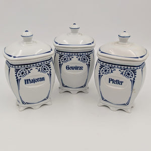 Melitta Anno 1900 Set - 7 Vorratsdosen und Schale