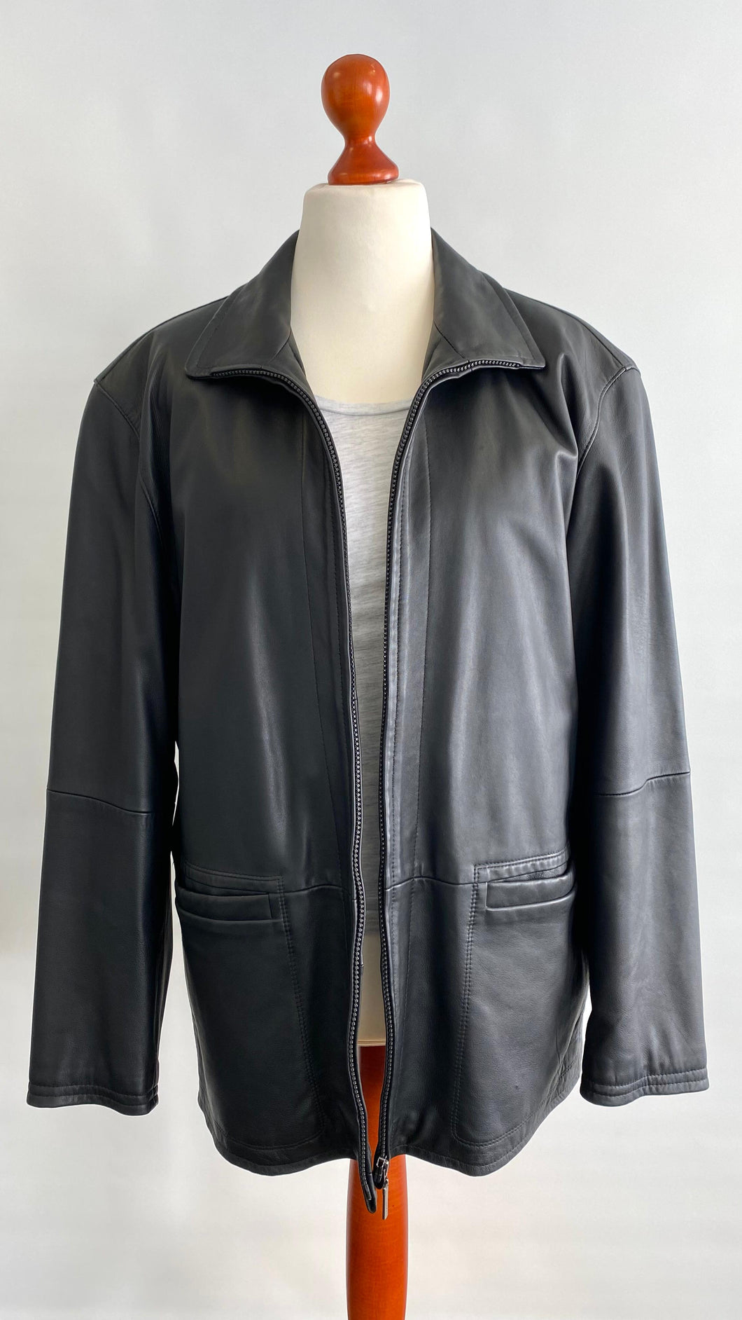 Bugatti Lederjacke - Schwarz