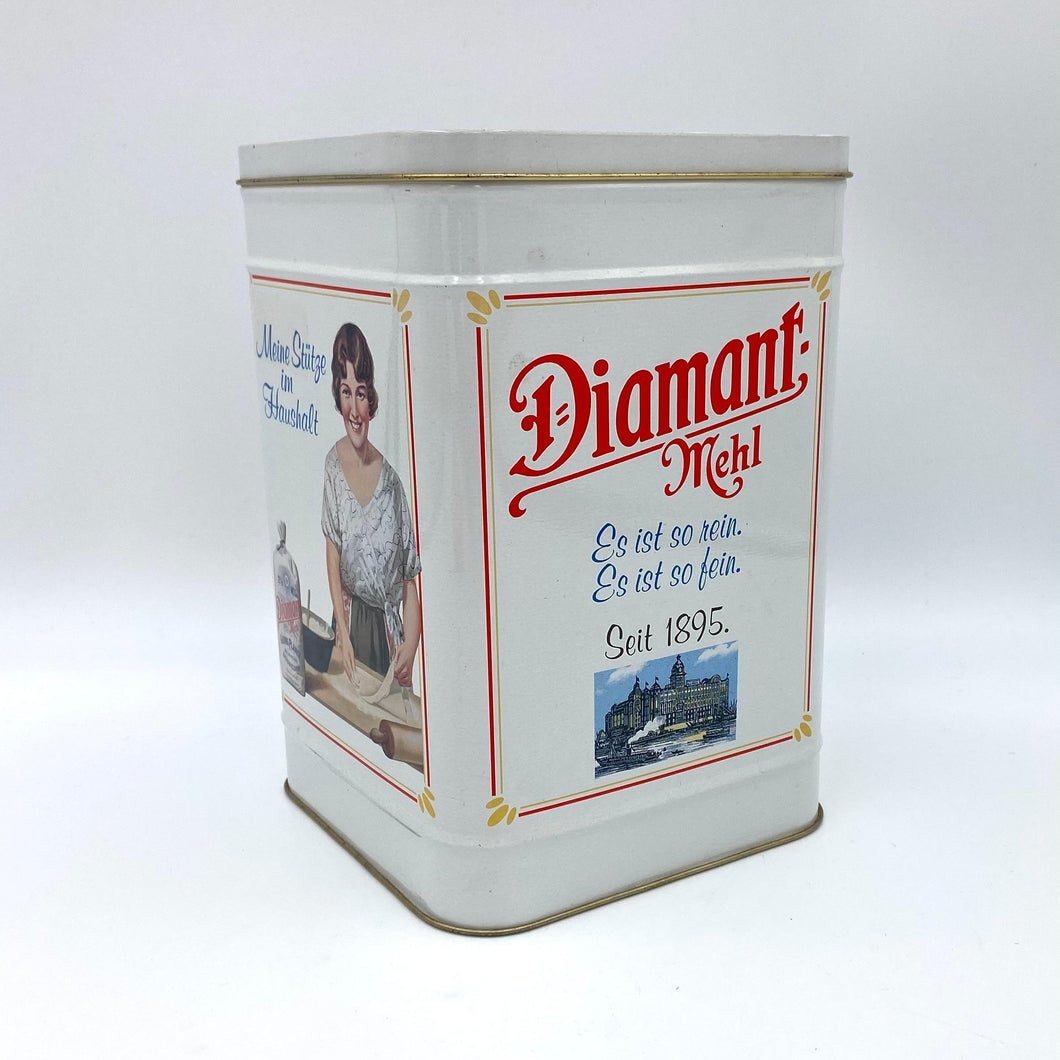 Blechdose Diamant Mehl