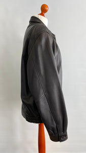 Leatherman Lederjacke - Herrengröße 26, Schwarz
